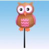 Tenna Tops Pink Owl Car Antenna Topper / Cute Dashboard Accessory 